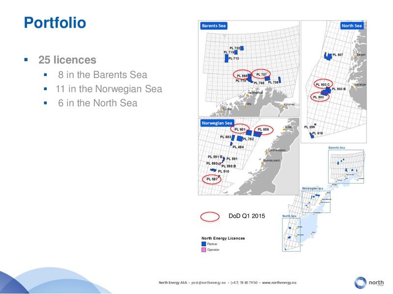 Q3 2014 EARNINGS CALL – North Energy – slide 12