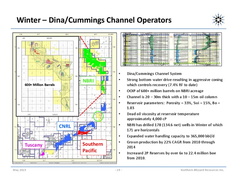 May 2015 Corporate Presentation – Northern Blizzard Resources Inc – slide 18