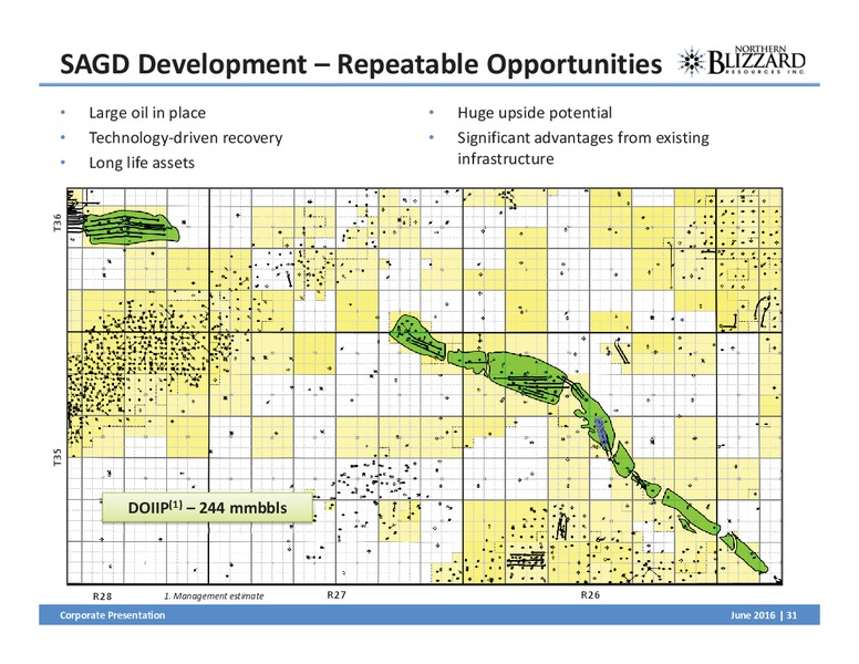 June 2016 Corporate Presentation – Northern Blizzard Resources Inc – slide 30