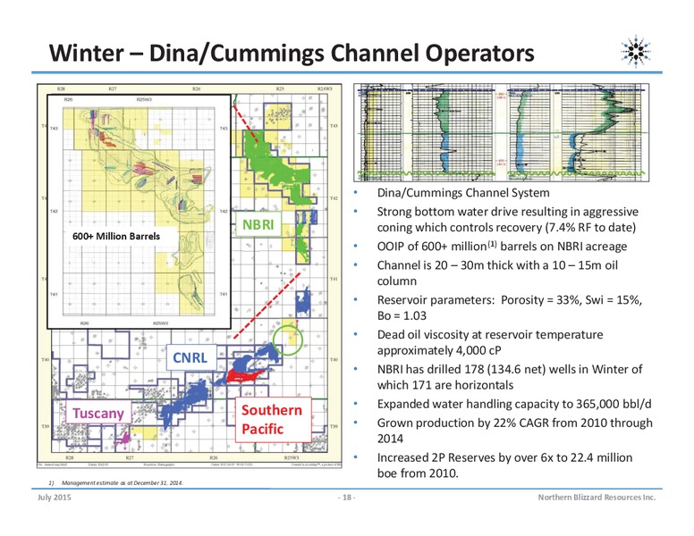 JULY 2015 INVESTOR PRESENTATION – Northern Blizzard Resources Inc – slide 17
