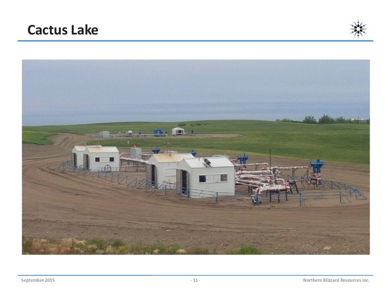 September 2015 Investor Presentation – Northern Blizzard Resources Inc – slide 10