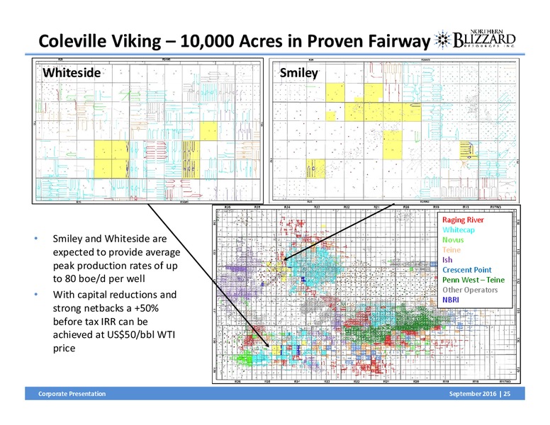 September 2016 Corporate Presentation – Northern Blizzard Resources Inc – slide 24