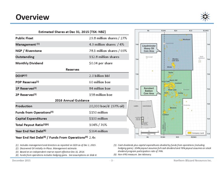 December 2015 Corporate Presentation – Northern Blizzard Resources Inc – slide 2