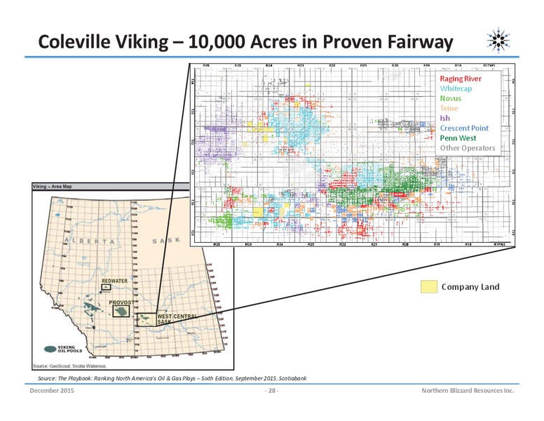 December 2015 Corporate Presentation – Northern Blizzard Resources Inc – slide 27