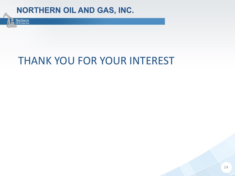 May 2015 Investor Presentation – Northern Oil and Gas, Inc. – slide 23