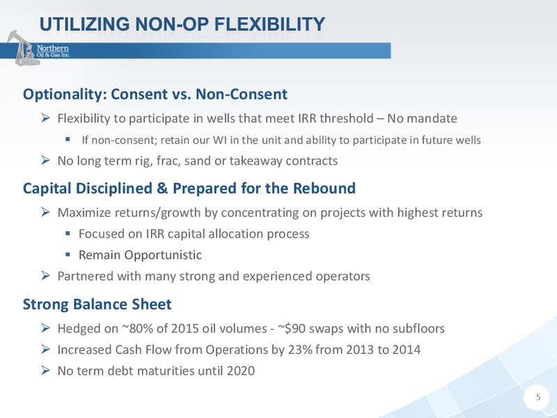 RBC Global Energy And Power Executive Conference – Northern Oil and Gas, Inc. – slide 4