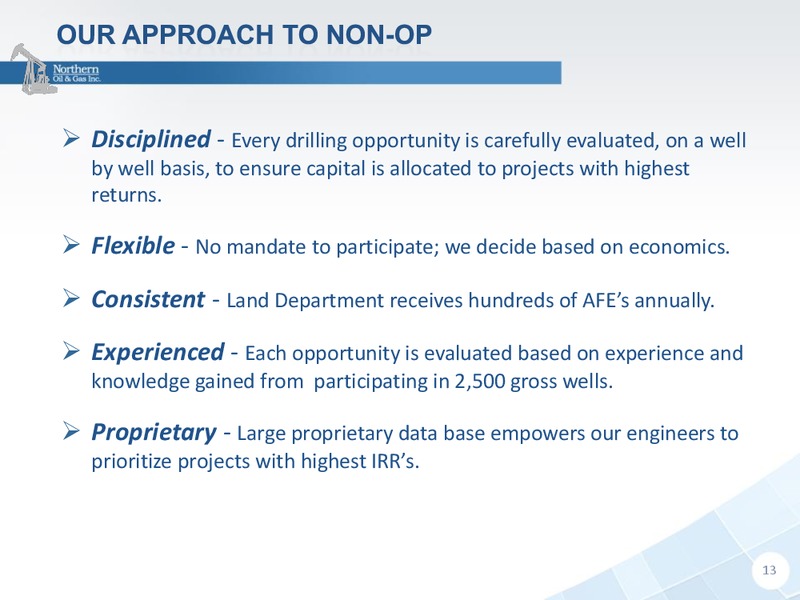 RBC Global Energy And Power Executive Conference – Northern Oil and Gas, Inc. – slide 12