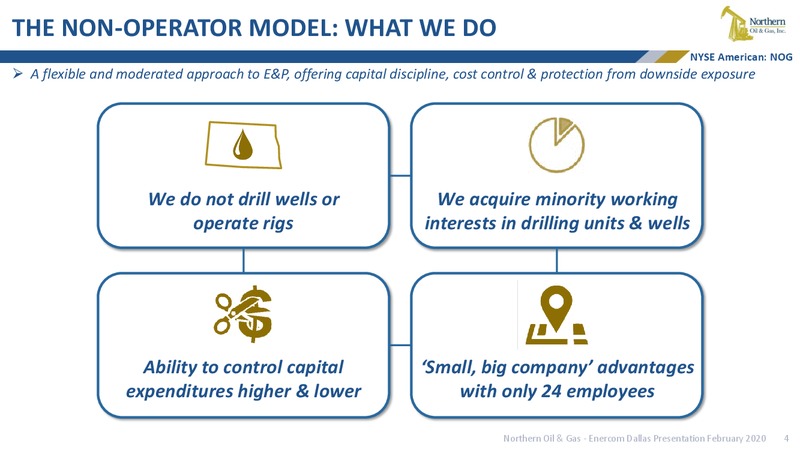 Enercom Dallas – Northern Oil and Gas, Inc. – slide 3