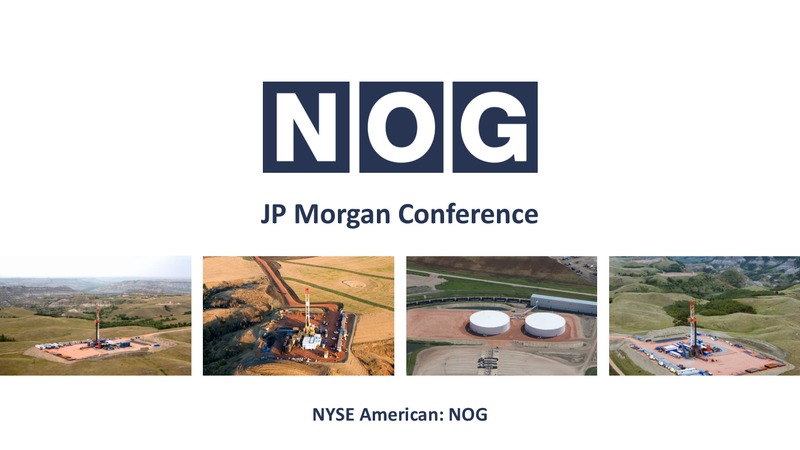 JP Morgan Conference – Northern Oil and Gas, Inc. – slide 1