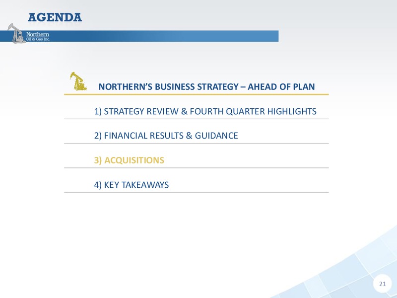 4Q 2018 Earnings Presentation – Northern Oil and Gas, Inc. – slide 20