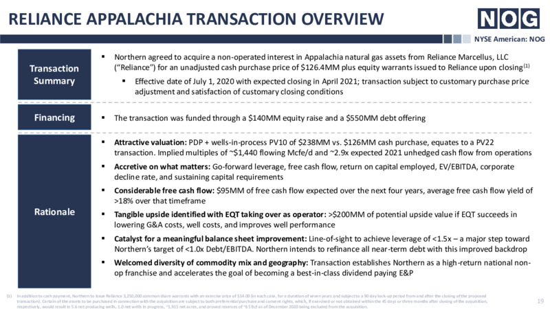 Enercom Dallas Presentation – Northern Oil and Gas, Inc. – slide 18