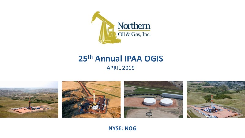 IPAA Oil and Gas Investment Symposium – Northern Oil and Gas, Inc. – slide 1
