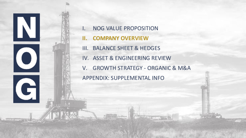 April 2020 Investor Presentation – Northern Oil and Gas, Inc. – slide 4
