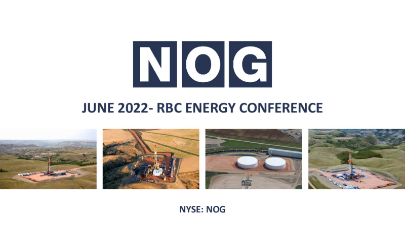 RBC Energy Conference – Northern Oil and Gas, Inc. – slide 1