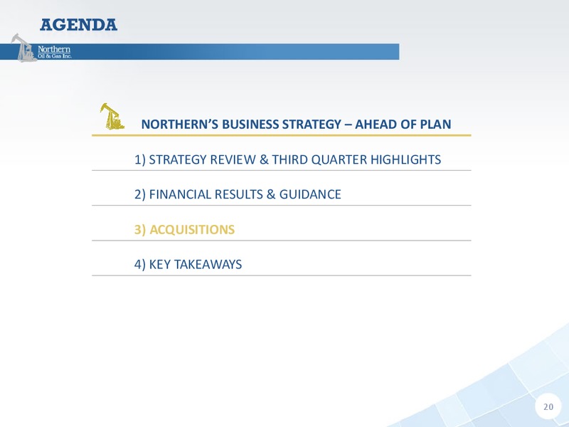 3Q 2018 Presentation – Northern Oil and Gas, Inc. – slide 19