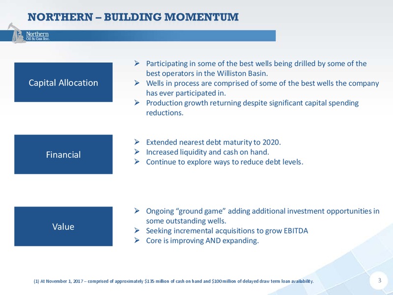 Capital One Securities 12th Annual Energy Conference – Northern Oil and Gas, Inc. – slide 2