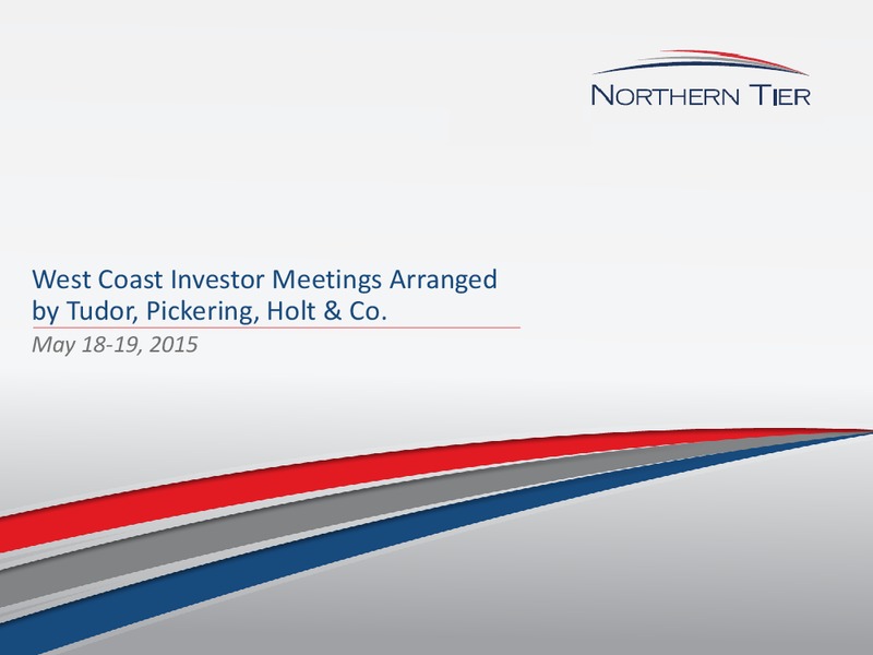 MAY 2015 INVESTOR MEETINGS – Northern Tier Energy Lp – slide 1