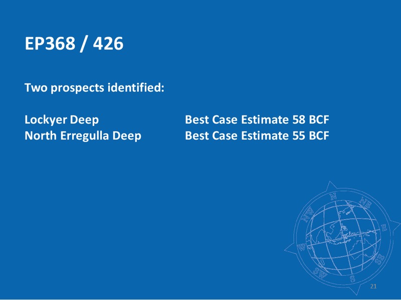 SEAPEX Singapore   2016 – Norwest Energy – slide 20