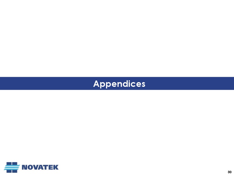 Q2 2014 Earnings Call – Novatek – slide 29
