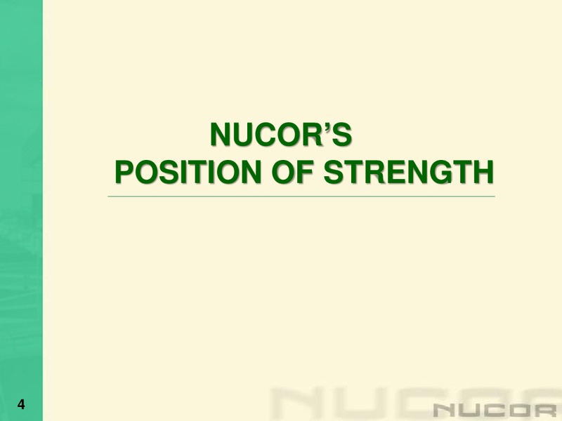 2015 Industrials Conference – Nucor Corporation – slide 3
