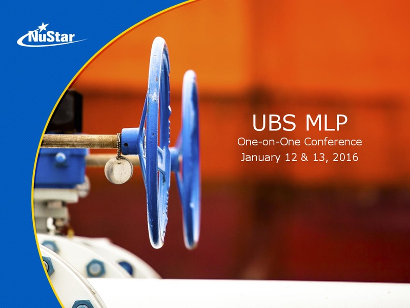 UBS MLP One on One Conference – Nustar Energy L.P. – slide 1