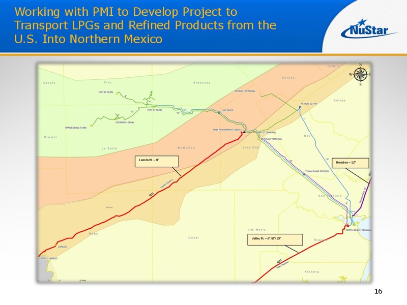 UBS MLP One on One Conference – Nustar Energy L.P. – slide 15