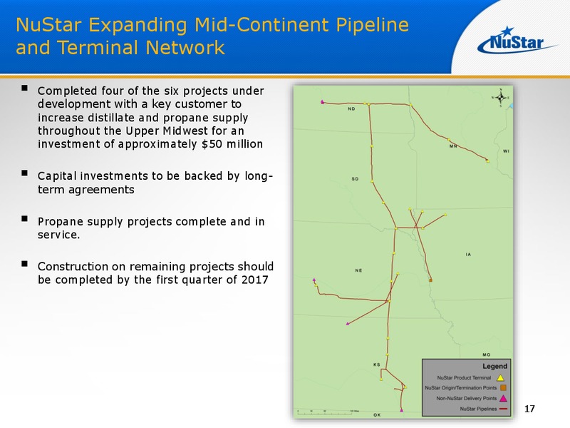 UBS MLP One on One Conference – Nustar Energy L.P. – slide 16