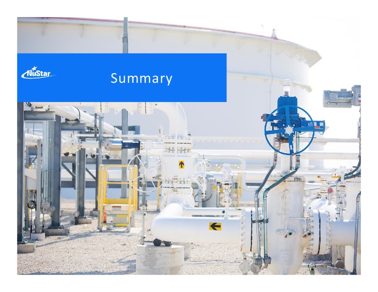 Barclays Midstream Corporate Access Days – Nustar Energy L.P. – slide 29