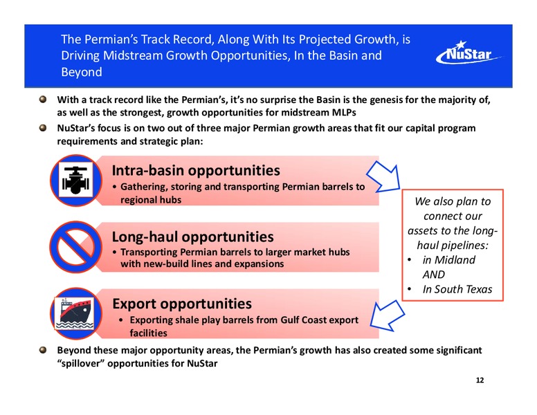 MLP and Energy Infrastructure Conference – Nustar Energy L.P. – slide 11
