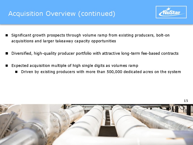 MLP Investor Conference May 2017 – Nustar Energy L.P. – slide 14