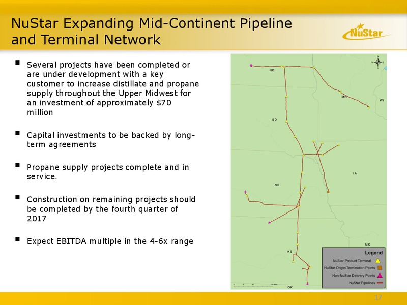 June 2016 MLPA Conference Presentation – Nustar Energy L.P. – slide 16