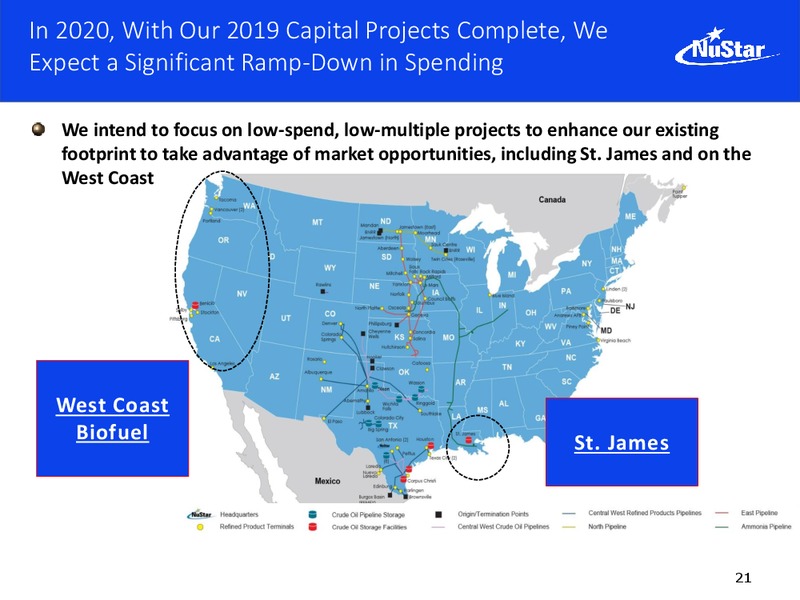Citi MLP Infrastructure Conference – Nustar Energy L.P. – slide 20