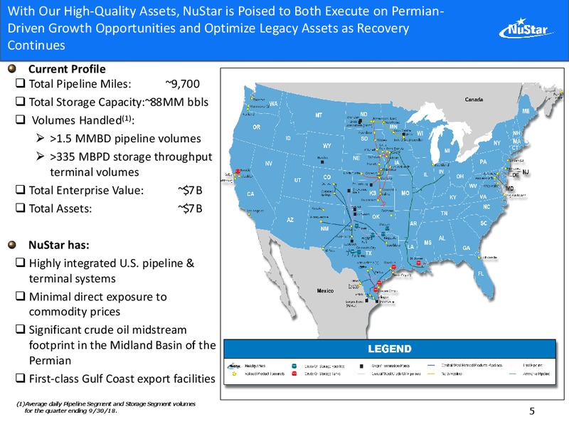 Wells Fargo Securities Research Economics and Strategy Midstream and Utility Symposium – Nustar Energy L.P. – slide 4