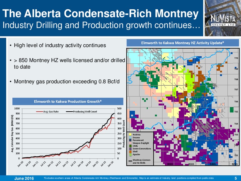 June 2016 Corporate Presentation – Nuvista Energy Ltd. – slide 5