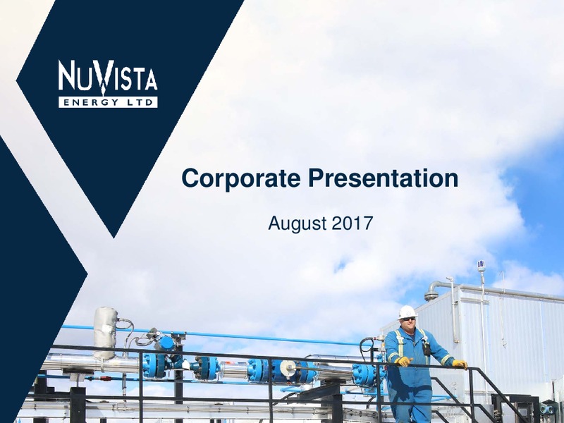 August 2017 Corporate Presentation – Nuvista Energy Ltd. – slide 1
