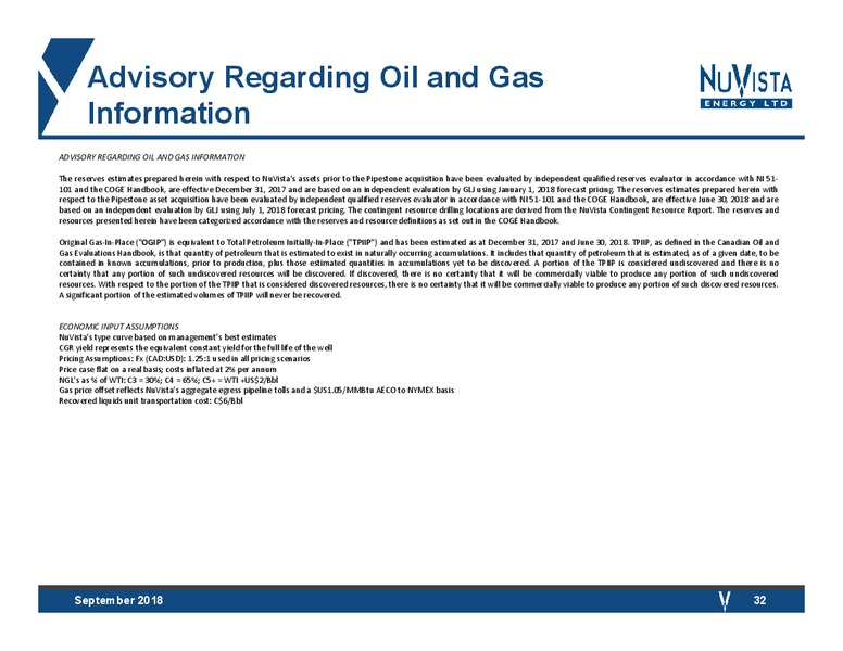 September 2018 Corporate Presentation – Nuvista Energy Ltd. – slide 29