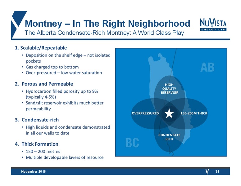 November 2018 Corporate Presentation – Nuvista Energy Ltd. – slide 26