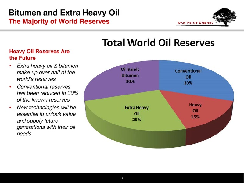 CALIFORNIA WATER MANAGEMENT 2014 CONGRESS – Oak Point Energy Ltd – slide 4