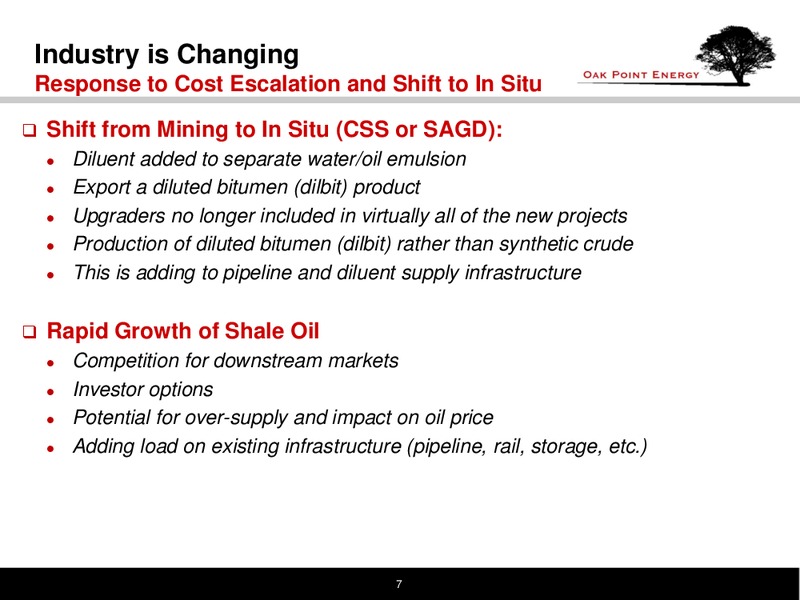 COMPANY PRESENTATION – Oak Point Energy Ltd – slide 8