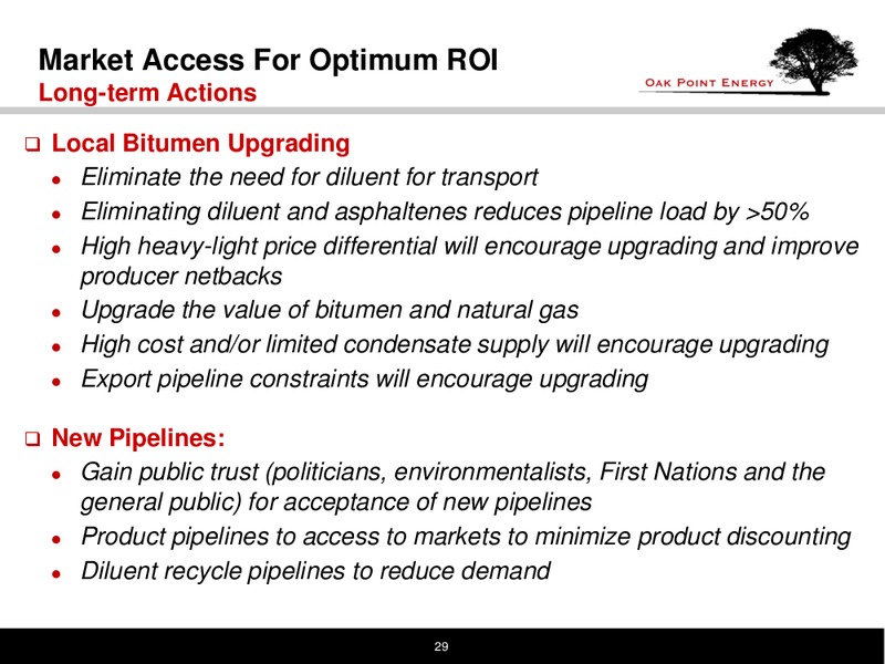 COMPANY PRESENTATION – Oak Point Energy Ltd – slide 30