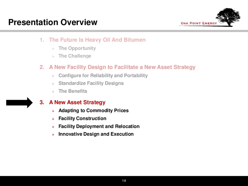 RESERVES ESTIMATION IN CANADIAN OIL SANDS WORKSHOP – Oak Point Energy Ltd – slide 15