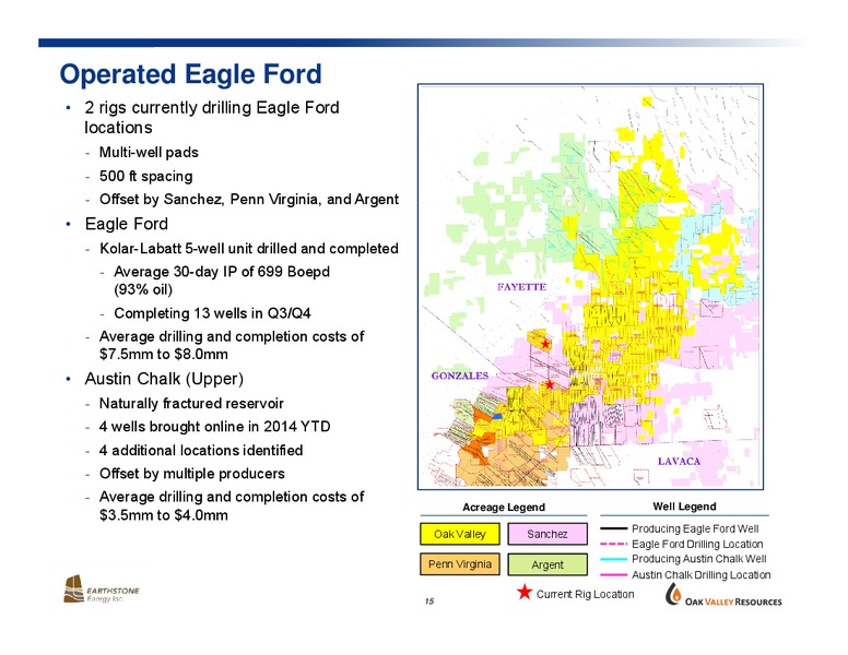 STRATEGIC COMBINATION – Oak Valley Resources Llc – slide 14