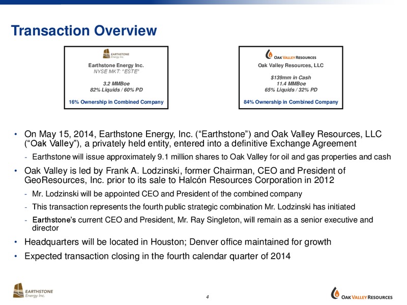 IPAA Oil and Gas Investment Symposium – Oak Valley Resources Llc – slide 3