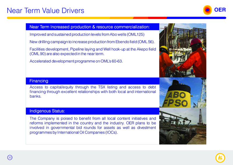 Corporate Presentation – Oando Energy Resources  Inc. – slide 28