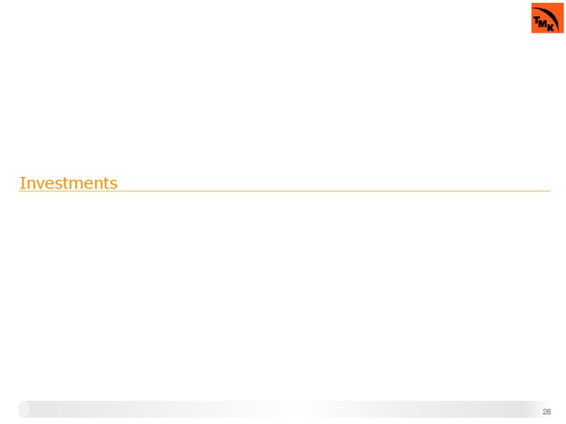 FULL YEAR 2011 IFRS RESULTS – Oao Tmk – slide 26