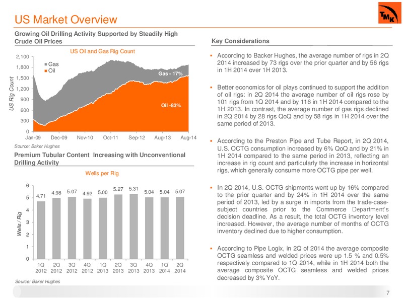 Q2 2014 EARNINGS CALL – Oao Tmk – slide 6
