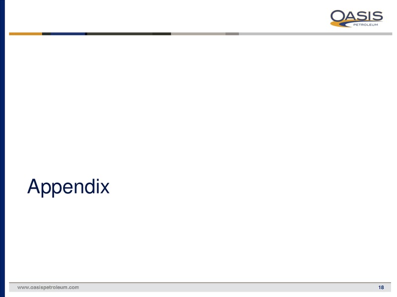 IPAA OGIS NEW YORK – Oasis Petroleum Inc. – slide 17