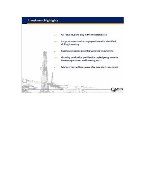 IPAA Oil & Gas Investment – Oasis Petroleum Inc. – slide 21