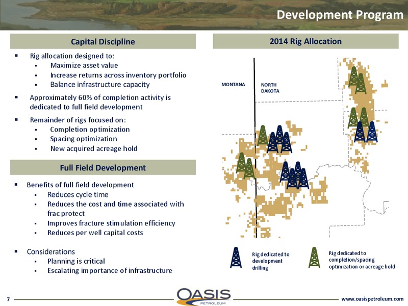 investor presentation – Oasis Petroleum Inc. – slide 6
