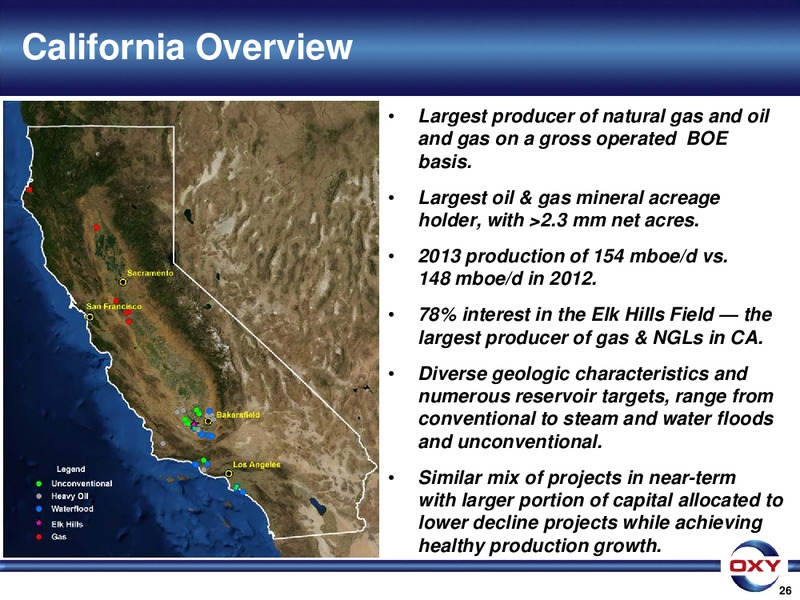 HOWARD WEIL ANNUAL ENERGY CONFERENCE – Occidental Petroleum Corp – slide 26